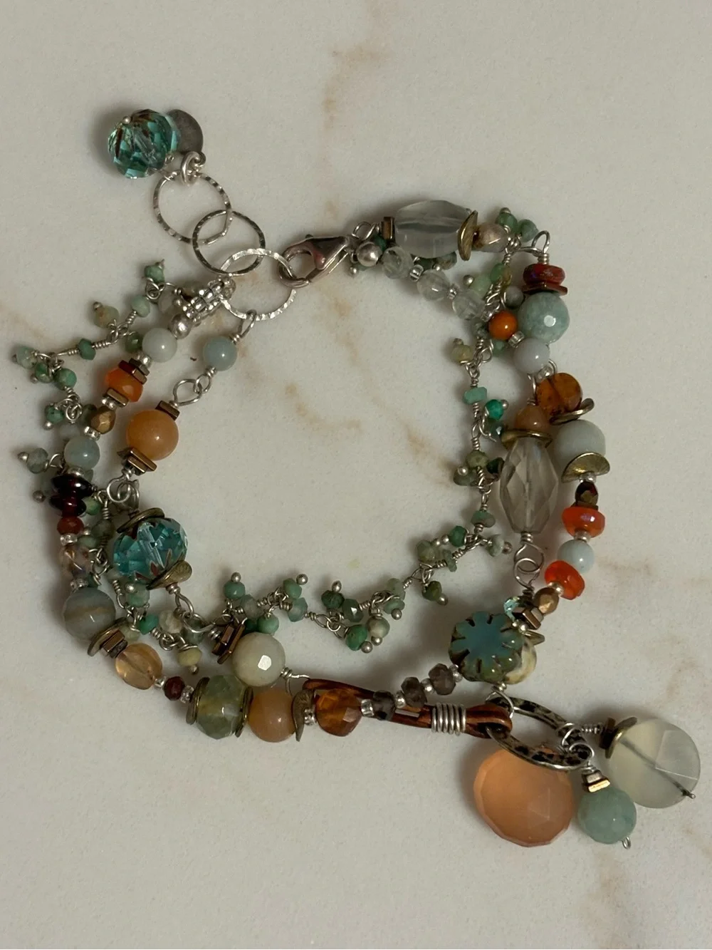 Layered Multi-Bead Bracelet